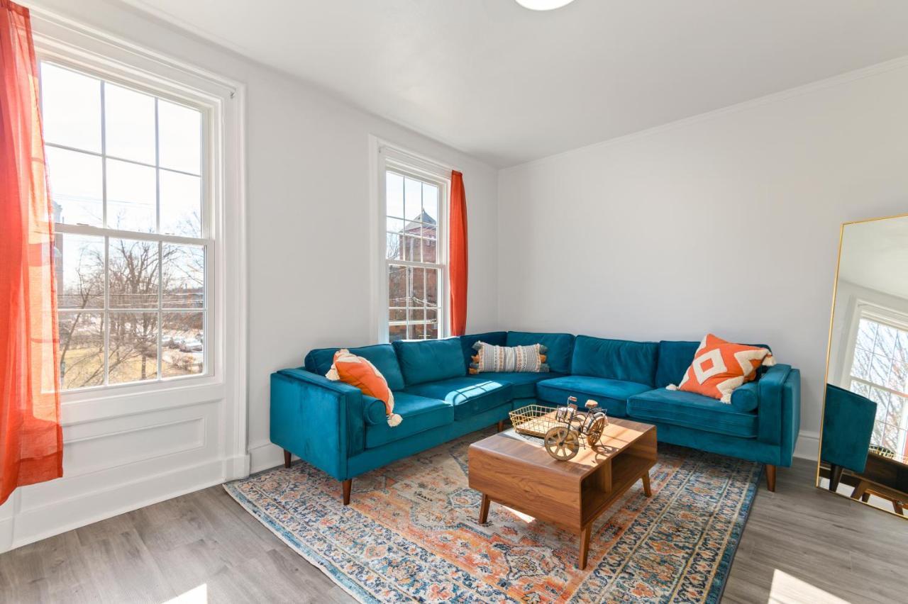 Orange Oasis In The Heart Of East Rock With Free Parking Near Dt And Yale Apartment New Haven Exterior photo